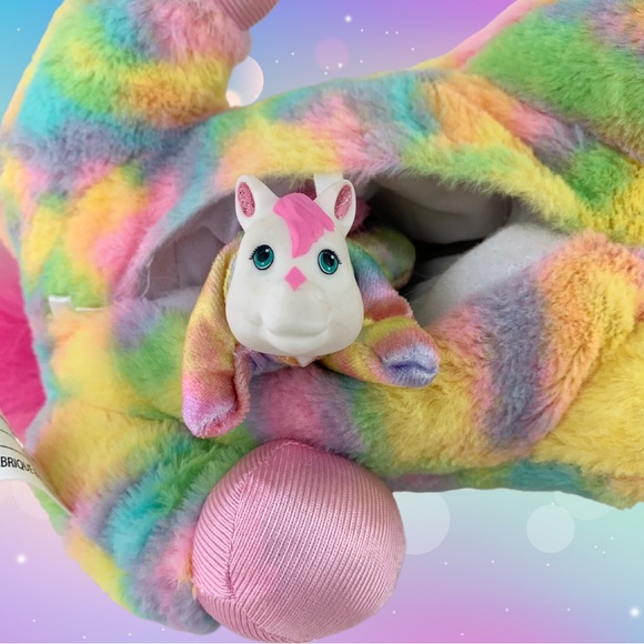 Unicorn Surprise Plush Skyla Mom 4 Babies Pastel Rainbow Tie Dye Stuffed Doll - Picture 2 of 6